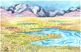 Howl's Valley Print