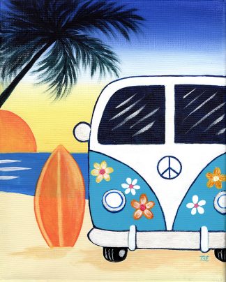 Beach Bus Print