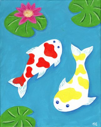 Koi Pond Print