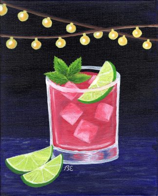 Mojito at Night Print