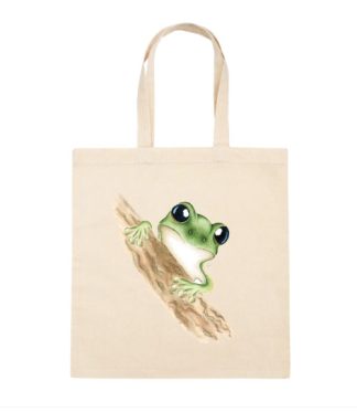 Tree Frog Canvas Tote Bag