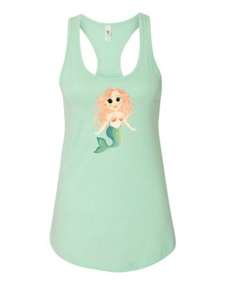 Ginger Mermaid Women's Racerback Tank