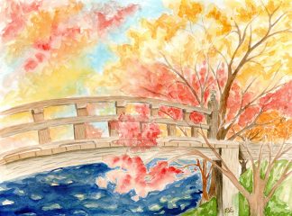 Autumn Bridge Print