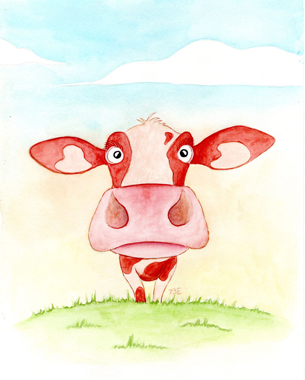 Guernsey Cow Print