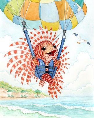 Lionfish Parasailing Print